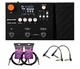 NUX MG-400 Multi Effects Pedal Bundle with 2 Inst Cables and 2 Flat Patch Cables