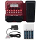 Zoom B1X Four Bass Multi-Effects Processor Pedal + Pig Hog PP9V Pig Power Supply