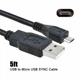 Micro USB 2.0 Cable Cord Lead for Boss VE-500 VE500 Vocal Performer Effects Unit