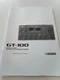 BOSS MANUAL ROLAND GT 100 VERSION 2 MULTI-EFFECT PEDALBOARD IN ITALIAN 65 PAG