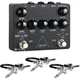 Keeley Dark Side Workstation Multi-effects Pedal, 3 Patch Cable - Bundle