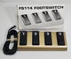 BEHRINGER FS114 FOOT PEDAL SWITCH W/ 4 PRESET BUTTONS GOLD CONTROLLER NEAR MINT