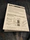 Boss FV-500H Original Owners Manual / User Manual from 2007