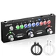 LEKATO Multi Effects Guitar Pedal, with IR Loading For Electric Guitar, Clear 