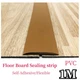 DIY Self-Adhesive Floor Board Edge Strip Seal Line PVC Flat Door Threshold Strip