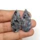 Natural blue fire larvikite cabochon 2pcs pair larvikite healing gemstone M7010