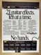 1990 DigiTech GSP-21 Guitar Processor vintage print Ad