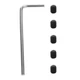  6pcs Guitar Mounting Hardware Screws Metal Screws For Electric Bass And
